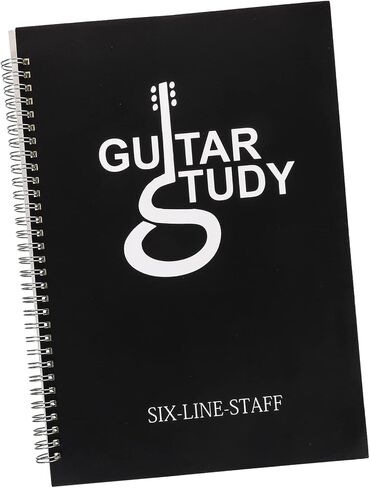 Abaodam Six- Book Material Music Manuscript Notebook for Guitarist Sheet Music Notebook in Saudi Arabia