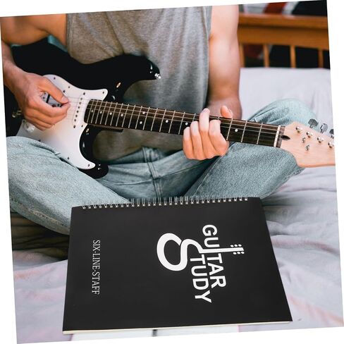 Abaodam Six- Book Material Music Manuscript Notebook for Guitarist Sheet Music Notebook in Saudi Arabia