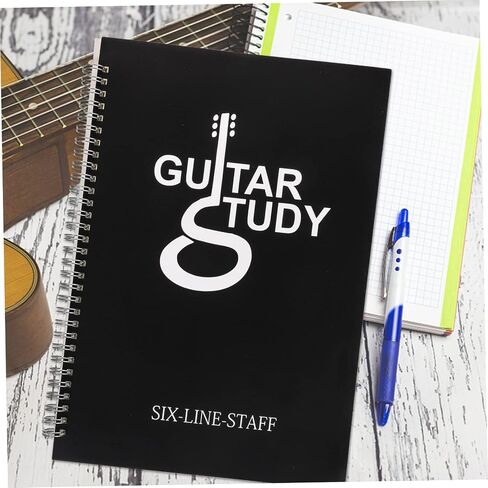 Abaodam Six- Book Material Music Manuscript Notebook for Guitarist Sheet Music Notebook in Saudi Arabia