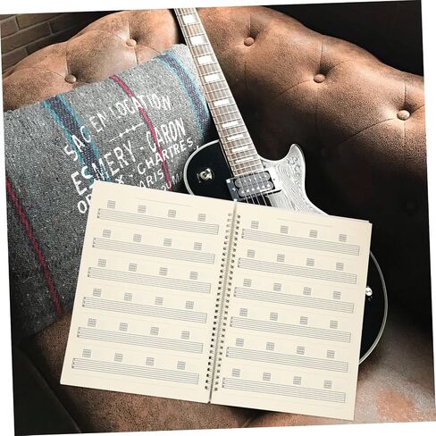 Abaodam Six- Book Material Music Manuscript Notebook for Guitarist Sheet Music Notebook in Saudi Arabia