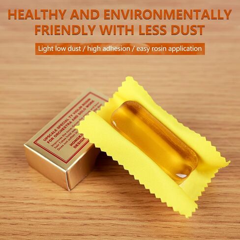 Rosin Violin Rosin ، الكمان ، فيولا و Cello Rosin من أجل القوس ، حركة أقواس سلسة ، قبضة سلسلة ممتازة ، غبار منخفض الخفيفة ، روزان طبيعي مع قضية ، روزان احترافي للكمان ، فيولا ، أقواس التشيلو (1Pack) in Kuwait