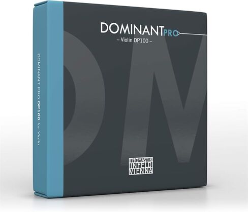 Thomastik-Infeld Dominant Pro Violin Strings DP100, 4/4 Synthetic Core Set for Advanced Violinists - Tin-Plated E, Aluminum A, Silver D&G - Powerful, Balanced with Broad Sound Colors - Made in Vienna in Saudi Arabia