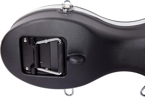 Crossrock ABS Cello Case for 4/4 & 3/4 Size | Champagne Matte Finish, Wine Red Velvet Interior, Molded Hardshell with Wheels, Lock, Dual Bow Holders & Backpack Straps​ in Saudi Arabia