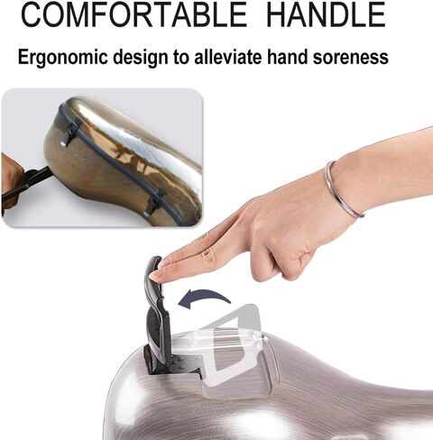 yinfente carbon cello cello case 4/4 مقبض مدمج الحجم الكامل ، العجلة ، المحمول الخلفي ، تشيلو مربع الصلبة الصلبة الخفيفة الوزن (اللون الأخضر السوداء) in Kuwait