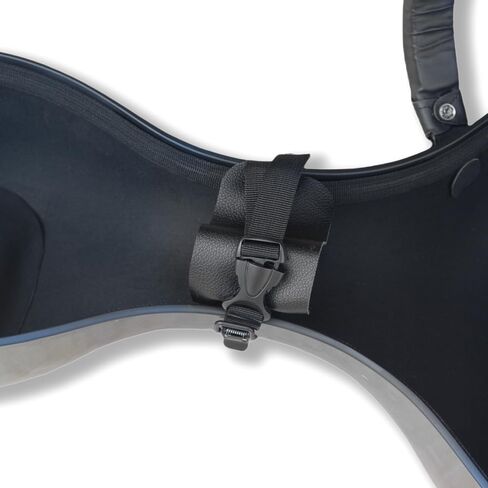 yinfente carbon cello cello case 4/4 مقبض مدمج الحجم الكامل ، العجلة ، المحمول الخلفي ، تشيلو مربع الصلبة الصلبة الخفيفة الوزن (اللون الأخضر السوداء) in Kuwait