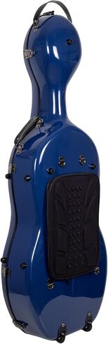 Crossrock Deluxe 4/4 Cello Case -foam خفيفة الوزن من الصلب الرمادي الرمادي ، الأسود/الرمادي (CRP201CEFG) in Kuwait