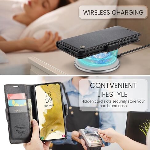 AUPAI for Samsung Galaxy S25 Ultra Wallet Case with Credit Card Holder, PU Leather RFID Blocking Folio Flip Kickstand Magnetic Clasp Protective Phone Cover for Women Men Brown in Saudi Arabia