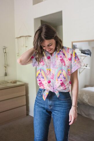 You've Got A Friend in Me Shirt Women Funny Letter Print Button Down Shirts Cute Vacation Short Sleeve Graphic Tees in Kuwait