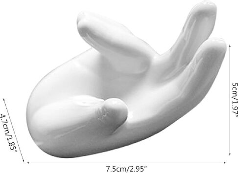 1 PCS CERAMIC OCARINA Stand ، قاعدة عرض الآلات الموسيقية ، حامل عرض لفتة الخزفي الأبيض ، إكسسوارات الأدوات in Saudi Arabia