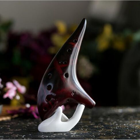 1 PCS CERAMIC OCARINA Stand ، قاعدة عرض الآلات الموسيقية ، حامل عرض لفتة الخزفي الأبيض ، إكسسوارات الأدوات in Saudi Arabia