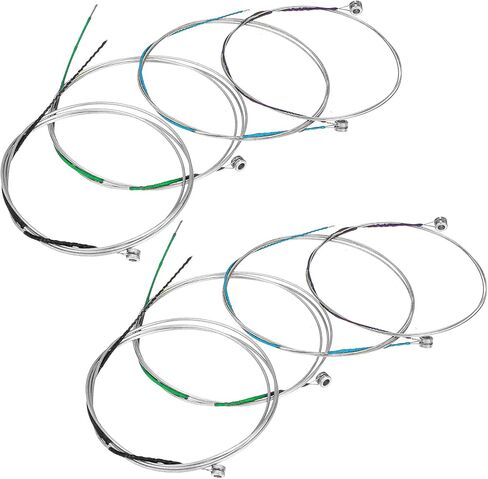 8 Pcs Viola Strings 4/4 Full Set Professional Viola Strings A D G C Stainless Steel Core Chromium Wound in Kuwait