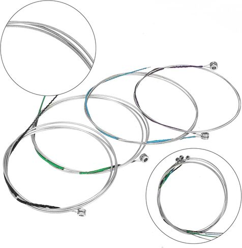 8 Pcs Viola Strings 4/4 Full Set Professional Viola Strings A D G C Stainless Steel Core Chromium Wound in Kuwait