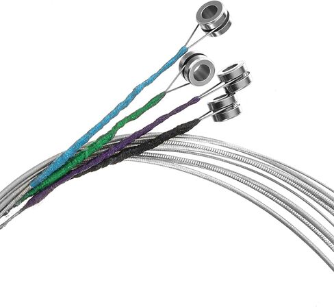 8 Pcs Viola Strings 4/4 Full Set Professional Viola Strings A D G C Stainless Steel Core Chromium Wound in Kuwait