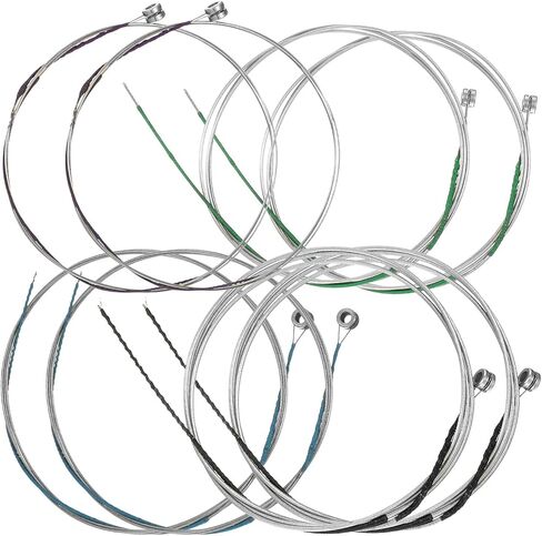 8 Pcs Viola Strings 4/4 Full Set Professional Viola Strings A D G C Stainless Steel Core Chromium Wound in Kuwait