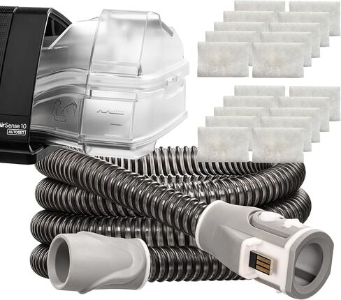 Mars Wellness CPAP Heating Tube 6-Foot - Compatible with AirSense 10 and AirCurve 10 Machines - Replacement for ClimateLine, Flexible CPAP Hose for Climate Control and Rainout Prevention in Saudi Arabia