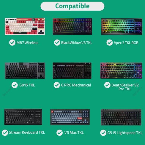 حالة لوحة المفاتيح Geekria TKL ، حقيبة حمل سفر قشرة صلبة لـ 80 ٪ / 87 مفاتيح لوحة مفاتيح ألعاب ميكانيكية ، متوافقة مع Logitech G915 TKL ، G Pro Keyboard / G Pro X (مساحة إضافية) in Kuwait