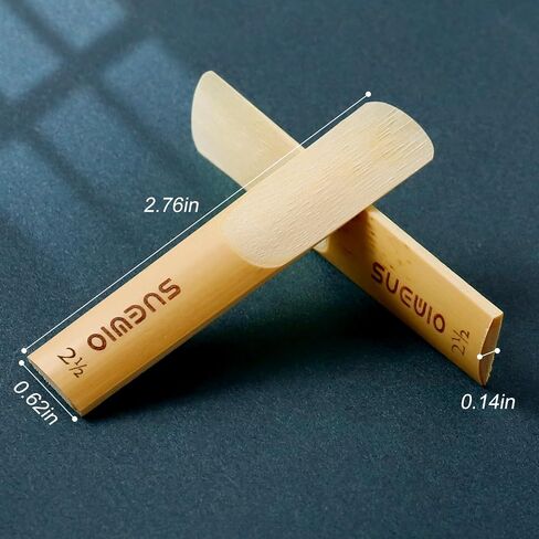 Alto Saxophone Reeds 10 Pack ، Strength 3.0 ، ALTO Sax Reeds التقليدية مع حالة محمولة ، طرف ريد أرق وتصميم غير مستقر ، القصب للاعبين من ذوي الخبرة في ألتو ساكسفون in Kuwait