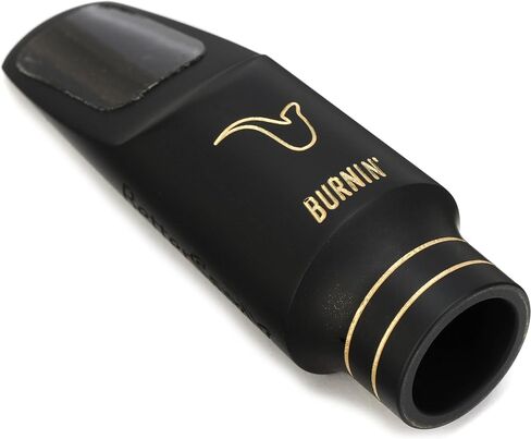 Bettersax Burnin 'Soprano Soprano Saxophone Liece - Level Professional Rubber Mupber مع فتحة 5* فتحة - مثالية لموسيقى الجاز التقليدية ، الفرقة الكبيرة ، bebop ، والأنماط المعاصرة - .055 "نصيحة in Kuwait