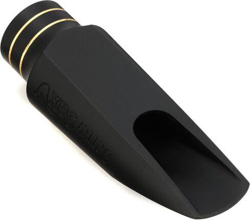 Bettersax Burnin 'Soprano Soprano Saxophone Liece - Level Professional Rubber Mupber مع فتحة 5* فتحة - مثالية لموسيقى الجاز التقليدية ، الفرقة الكبيرة ، bebop ، والأنماط المعاصرة - .055 "نصيحة in Kuwait