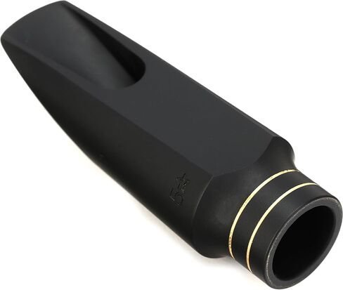 Bettersax Burnin 'Soprano Soprano Saxophone Liece - Level Professional Rubber Mupber مع فتحة 5* فتحة - مثالية لموسيقى الجاز التقليدية ، الفرقة الكبيرة ، bebop ، والأنماط المعاصرة - .055 "نصيحة in Kuwait