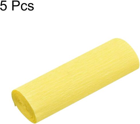 TOP-VIGOR Crepe Paper Roll, 5.9 Inch Width 8.2ft Length Colorful Craft Streamers for Birthday, Wedding, Party Decorations, Craft & Packing Decorative Sketch and Cutting Paper, Fuchsia in Saudi Arabia