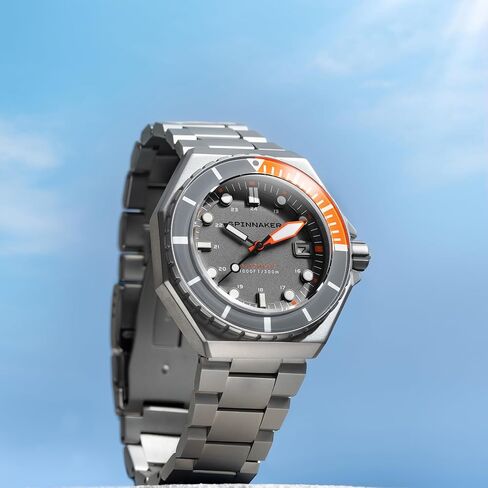 Spinnaker Mens 44mm Dumas Automatic 3 Hands Watch مع سوار من الفولاذ المقاوم للصدأ الصلب SP-5081 in Kuwait