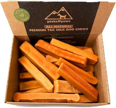 Yak Cheese Himalayan Dog Chews with Blueberry, High Protein, Natural Dog Treats, Dog Chew Sticks for Aggressive Chewers, Long Lasting Treat for Small, Medium & Large Dogs, 3 Chews in Kuwait
