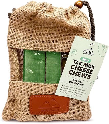 Yak Cheese Himalayan Dog Chews with Blueberry, High Protein, Natural Dog Treats, Dog Chew Sticks for Aggressive Chewers, Long Lasting Treat for Small, Medium & Large Dogs, 3 Chews in Kuwait