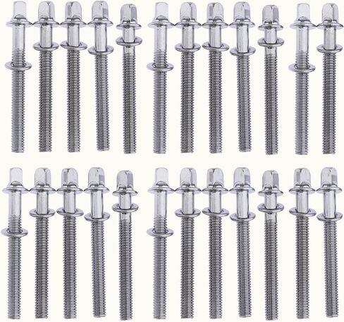 24 Pieces Drum Screws Drum Tension Rods Screw Rod Replacement Accessory in Saudi Arabia