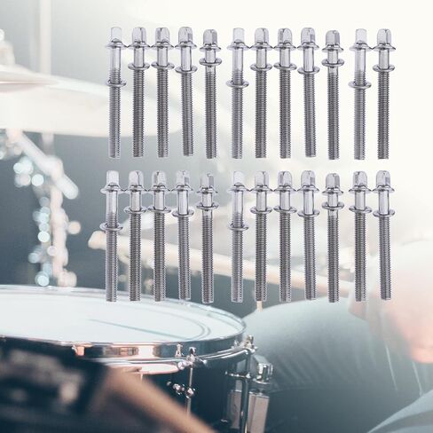 24 Pieces Drum Screws Drum Tension Rods Screw Rod Replacement Accessory in Saudi Arabia