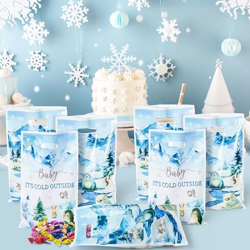 Hi Five Painting Party Favor Bags - 50Pcs Colorful Art Paint Goody Candy Treat Gift Bags, Artist Drawing Theme Plastic Birthday Party Favor Supplies Decorations for Kids Boys Girls in Saudi Arabia