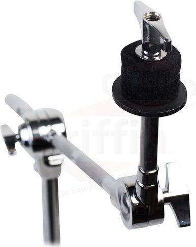 Griffin Cymbal Boom Stands (Percussion Tiltpro X Edition) 4 حزمة-أجهزة ترايبود كروم مزدوجة مزدوجة لالتقاط الطبال-جبل الخدمة الثقيلة من أجل تحطم ، ركوب ورش. in Saudi Arabia