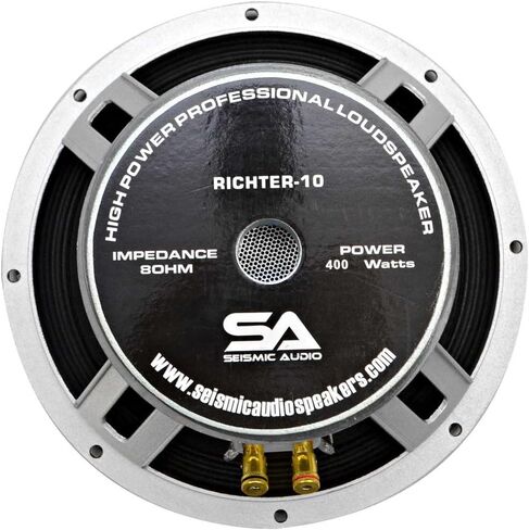 Seismic Audio Richter 10 (Pair) - 10-Inch PA/DJ Raw Replacement Woofer or Speaker - 400 Watts in Kuwait