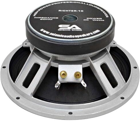 Seismic Audio Richter 10 (Pair) - 10-Inch PA/DJ Raw Replacement Woofer or Speaker - 400 Watts in Kuwait
