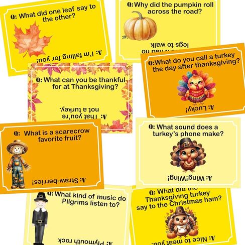 8 PC Thanksgiving Crackers Poppers Party Table Favors No Snap No Popping Fall Thanksgiving Games Activities for Kids Family with Party Hat Joke Gifts Toys Holiday Traditions Prizes in Saudi Arabia