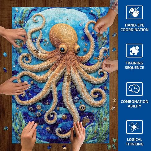 Floral Bee Jigsaw Puzzles 1000 Pieces, Ultra-Difficult Animal Plant Jigsaw Puzzles for Adults 1000 Pieces, Impossible Flower Bee Art Puzzle for Expert Puzzle Lovers, Unique Gift with Wall Decor in Saudi Arabia