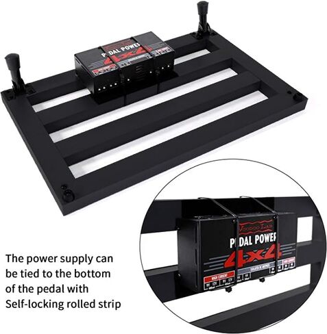 Ghost Fire Guitar Pedal Board Aluminium Aluminium 1.76lb Super Light Effect Pedalboard 19.8'x11.5 'مع حقيبة حمل ، SPL-04 in Kuwait