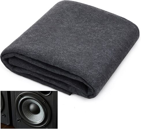Nuanchu 78.7'' x 118'' Black Underfelt Carpet for Speaker Sub Box, RV, Boat, Marine, Auto, Truck, Car Trunk, Door Liner, Desk in Saudi Arabia