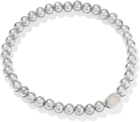 Kendra Scott Mini Elaina Stretch Bracelet in Gold with Agate Beads in Saudi Arabia