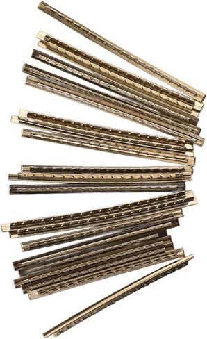 مجموعة الأسلاك 21pcs Guitar FRET - استبدال الفولاذ المقاوم للصدأ FRETWIRE لغيتار الجيتار - تحسين جودة الصوت وتثبيت سهلة - إكسسوارات الغيتار المتميزة in Saudi Arabia