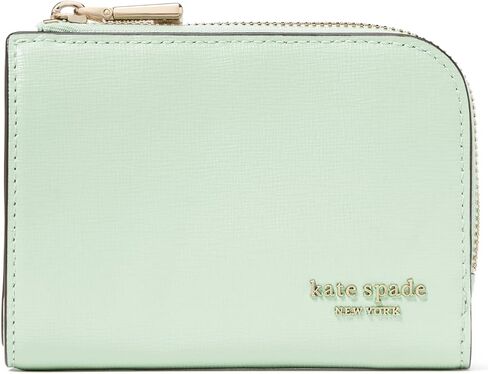 kate spade new york Devin Saffiano Leather Small Compact Wallet, Lavender Cream in Saudi Arabia