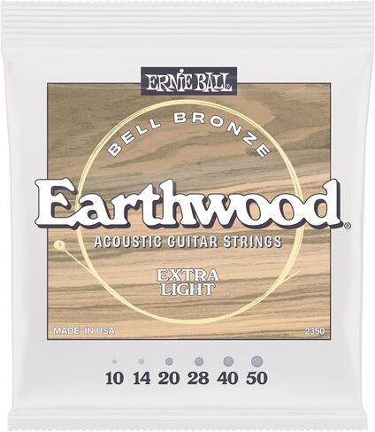 Ernie Ball Medium Light Earthwood Bell Bronze Acoustic Guitar Strings 12-54 in Saudi Arabia