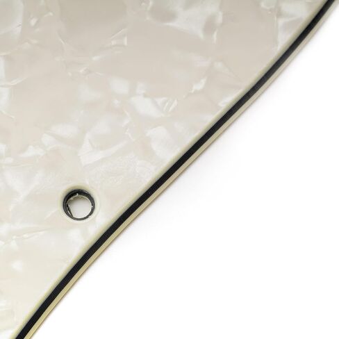 Musiclily Pro 11 Holes ST HH Guitar Pickguard with Covered Humbucker 2-Pot Layout for Fender Squier Strat Style Electric Guitar, 3Ply Black in Kuwait