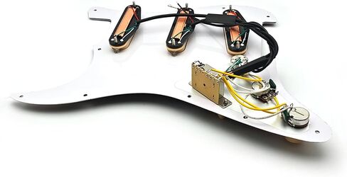 Saphue SSS 3X Mini Humbucker Electric Guitar Pickguard 9K/9K/9K PREWERD PREWERD PREWERD PREWERD FOR ST Style Guitar Multi Color (Tortoise Shell) in Kuwait