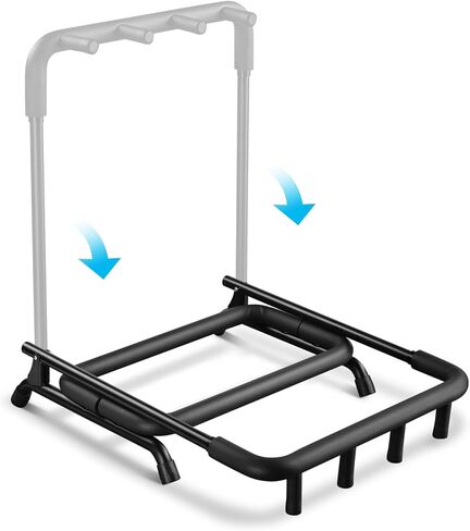 AW 3 Three Holder Guitar Stand Stand Rack Multi Guitar Folding Stand for Band Stage Bass Electric أو Acoustic Guitar in Kuwait