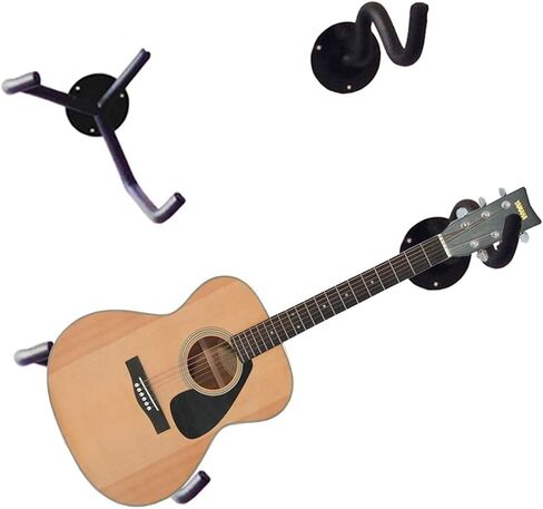 Orgrimmar Guitar Wall Mount Acoustic/Electric/Classical Guitar, Ukulele, Banjo and Mandolin Wall Hanger Slat Wall Horizontal Guitar Holder Bass Stand Rack Hook (Set of 2) in Saudi Arabia