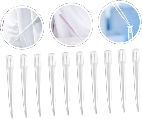ABOOFAN 50pcs Disposable Pipette Tips Standard Liquid Transfer Nozzle for Scientific Experiments Compatible Most Pipettors Plastic Tips for Labs and Essential Oils in Saudi Arabia