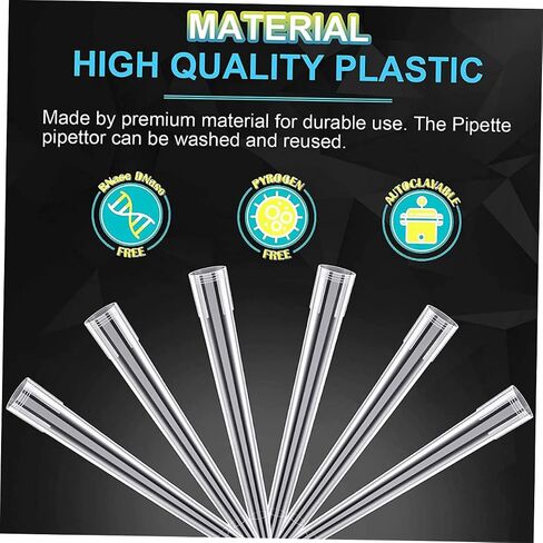 ABOOFAN 50pcs Disposable Pipette Tips Standard Liquid Transfer Nozzle for Scientific Experiments Compatible Most Pipettors Plastic Tips for Labs and Essential Oils in Saudi Arabia