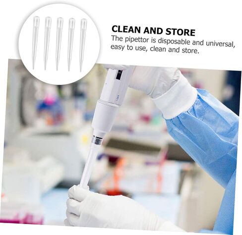 Cabilock 50pcs Disposable Pipette Tips Autoclavable Liquid Pipettor Tips for Laboratory Use Compatible Standard Pipettes Design in Saudi Arabia