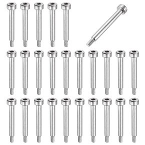 MECCANIXITY 26 Pcs 304 Stainless Steel Shoulder Bolt 4mm Shoulder Dia 10mm Shoulder Length M3x0.5 Thread Hex Socket Shoulder Bolts for Hydraulic Injection Molding Machinery Industries in Kuwait